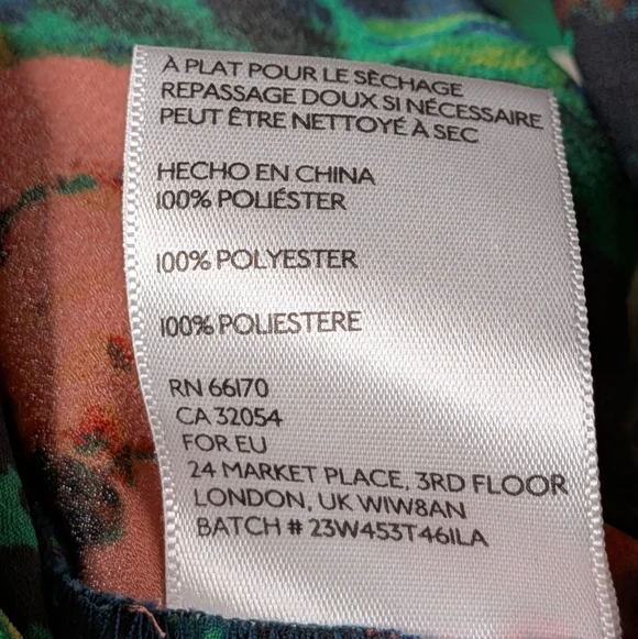 Kimchi Blue Floral Peplum Cami Boho Cottagecore Western Spaghetti Strap Tank Top - Picture 12 of 12